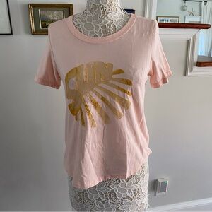 DAILY PRACTICE x Anthropologie Pink T-shirt Small